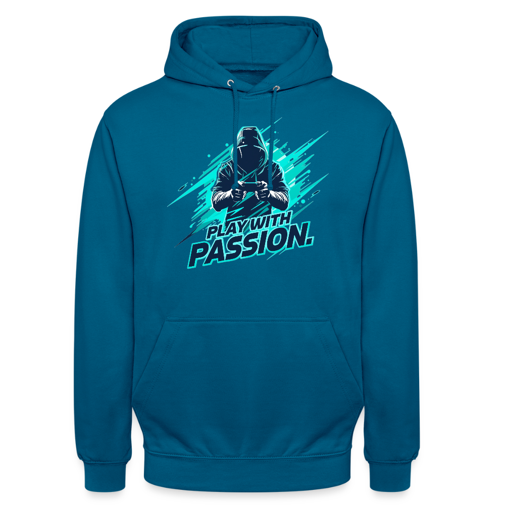 Herren Gamer Hoodie – mit Gaming-Spruch - Tiefseeblau 