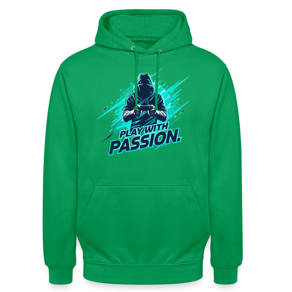 Herren Gamer Hoodie – mit Gaming-Spruch - Kelly Green