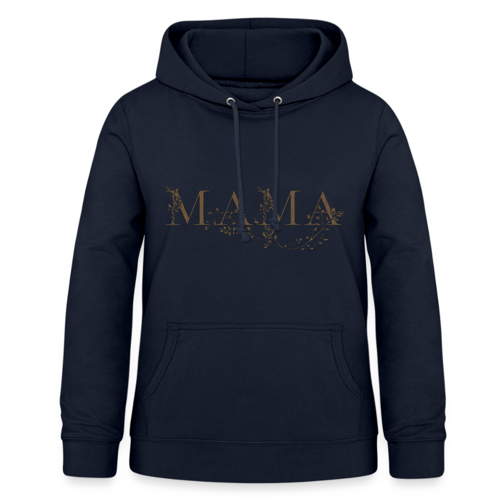 Kuscheliger MAMA Hoodie | Eleganter Kapuzenpullover in Schwarz mit Gold-Effekt | Perfektes Geschenk zum Muttertag | Premium Unisex Hoody - Navy