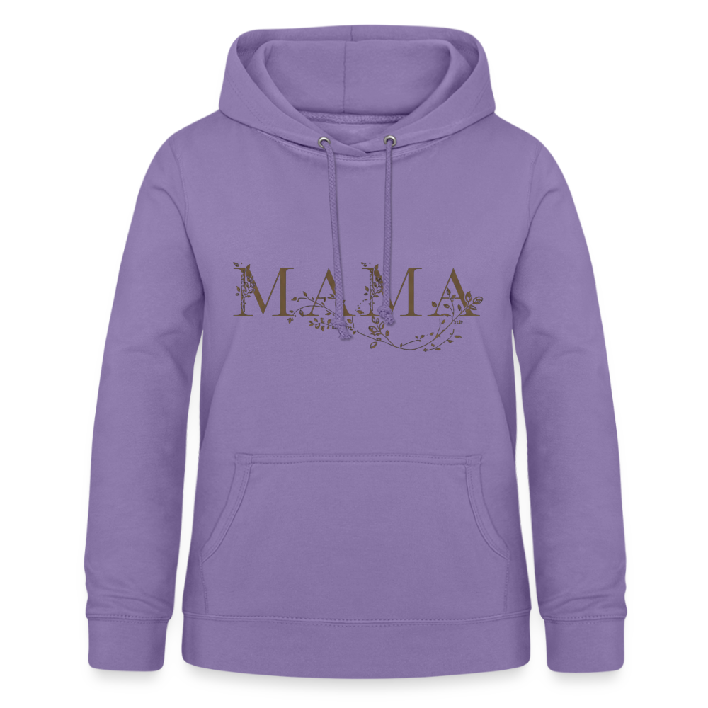 Kuscheliger MAMA Hoodie | Eleganter Kapuzenpullover in Schwarz mit Gold-Effekt | Perfektes Geschenk zum Muttertag | Premium Unisex Hoody - Lavendel