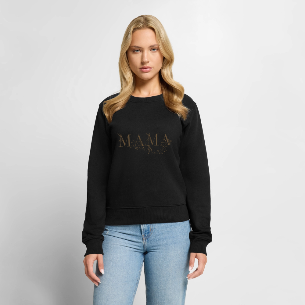 Edles MAMA Sweatshirt | Schwarz-Gold Statement Pullover | Bequemer Tragekomfort | Perfektes Geschenk für Mütter - Schwarz