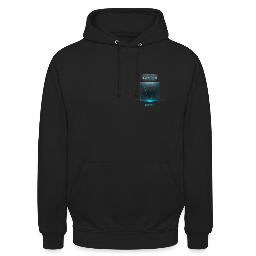 KAYLIX Hoodie – „Spektrum“ Album Edition | Unisex Musik-Merch | Schwarzer Kapuzenpullover | Künstler-Hoodie | Limited Edition - Schwarz