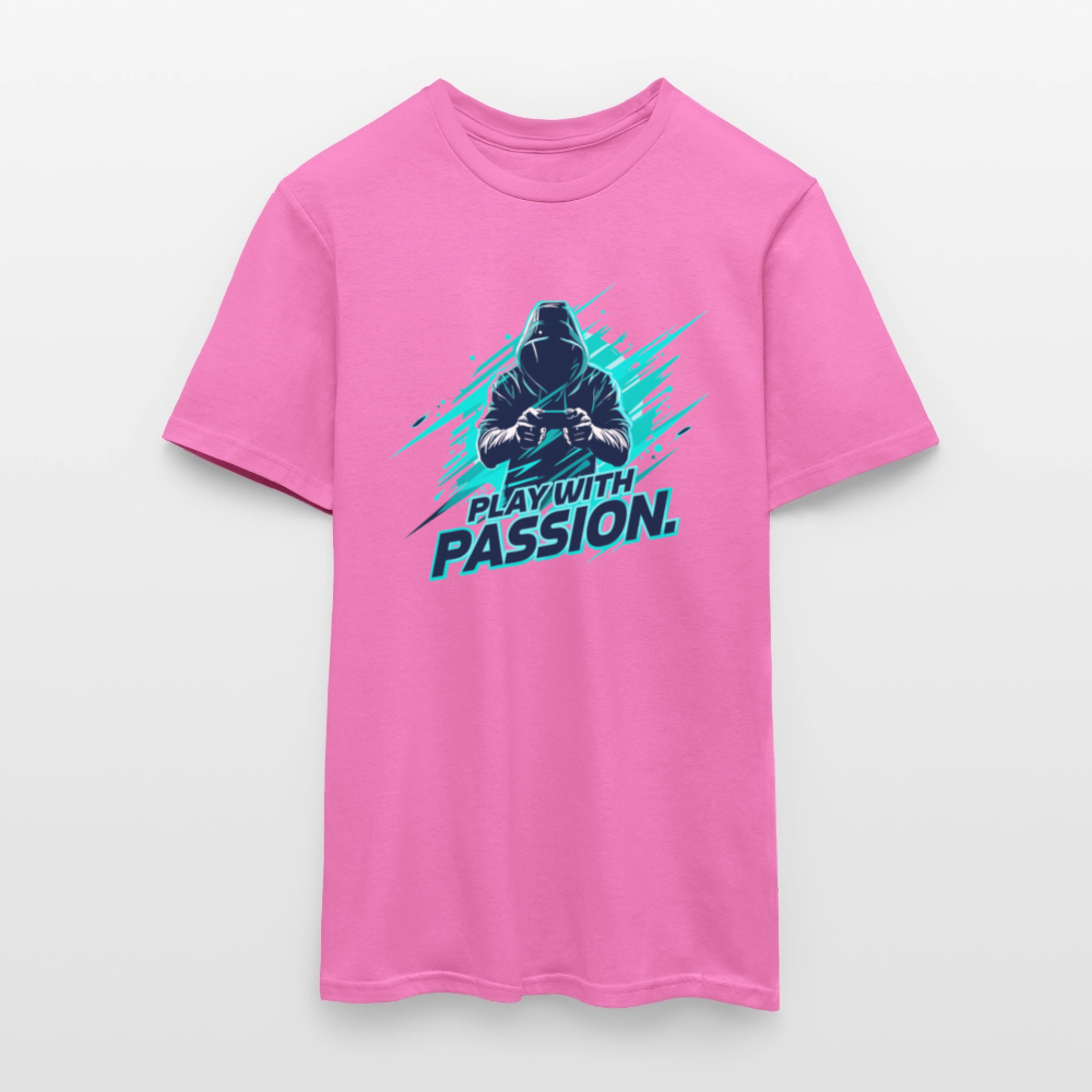 Männer T-Shirt - mit Gaming-Spruch - Pink