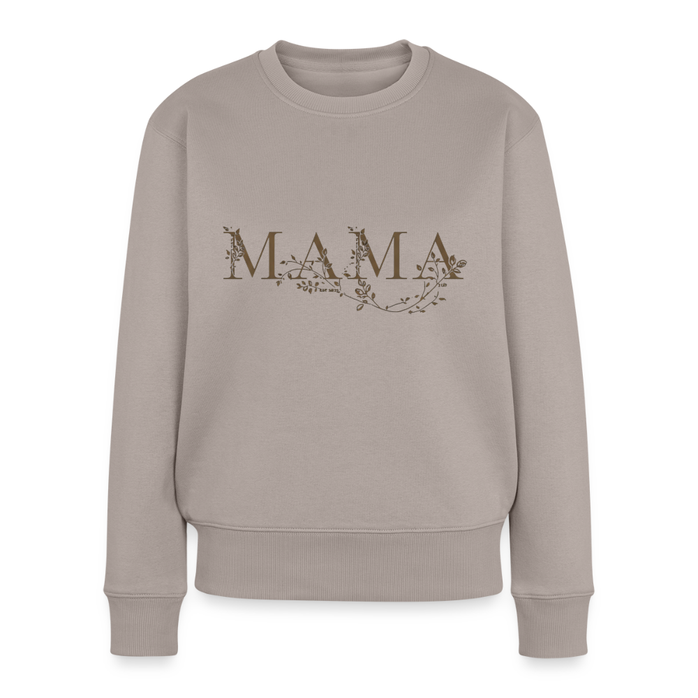 Edles MAMA Sweatshirt | Schwarz-Gold Statement Pullover | Bequemer Tragekomfort | Perfektes Geschenk für Mütter - Taupe