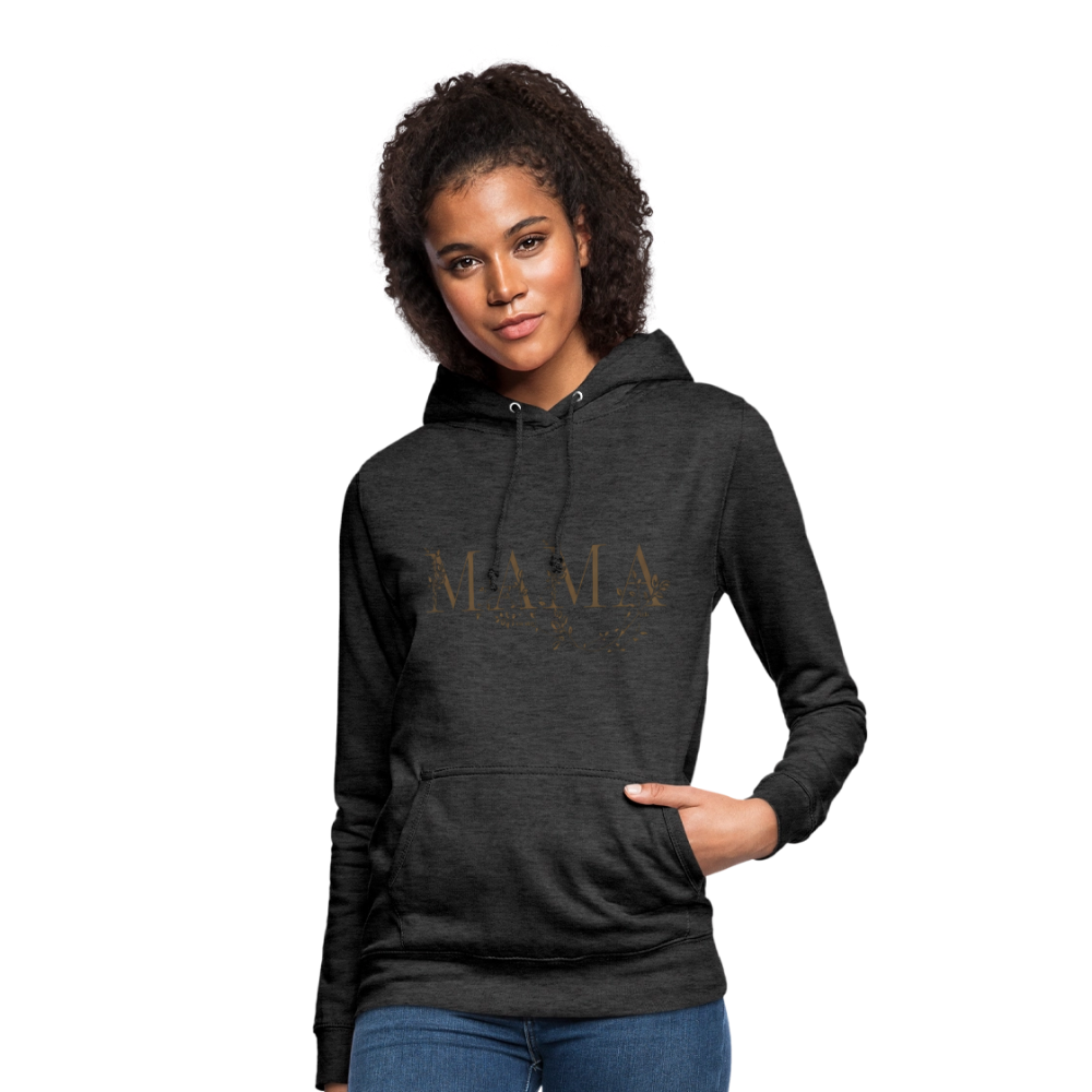 Kuscheliger MAMA Hoodie | Eleganter Kapuzenpullover in Schwarz mit Gold-Effekt | Perfektes Geschenk zum Muttertag | Premium Unisex Hoody - Anthrazit