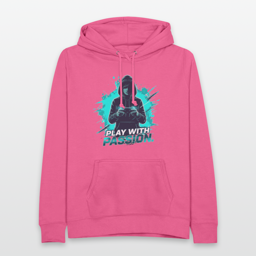 Frauen Gamer Hoodie mit Spruch – Kapuzenpullover für Gaming-Fans - Pink