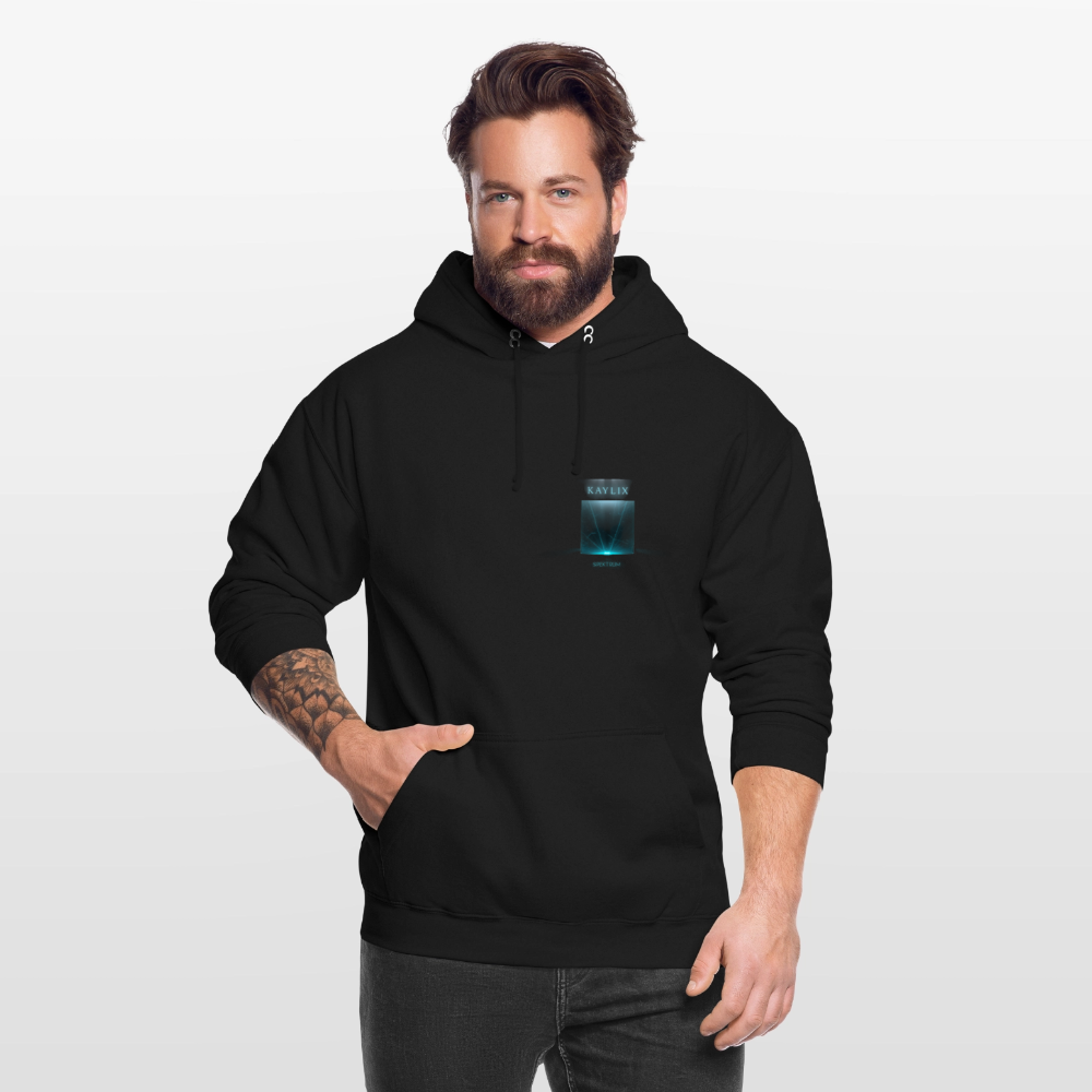 KAYLIX Hoodie – „Spektrum“ Album Edition | Unisex Musik-Merch | Schwarzer Kapuzenpullover | Künstler-Hoodie | Limited Edition - Schwarz