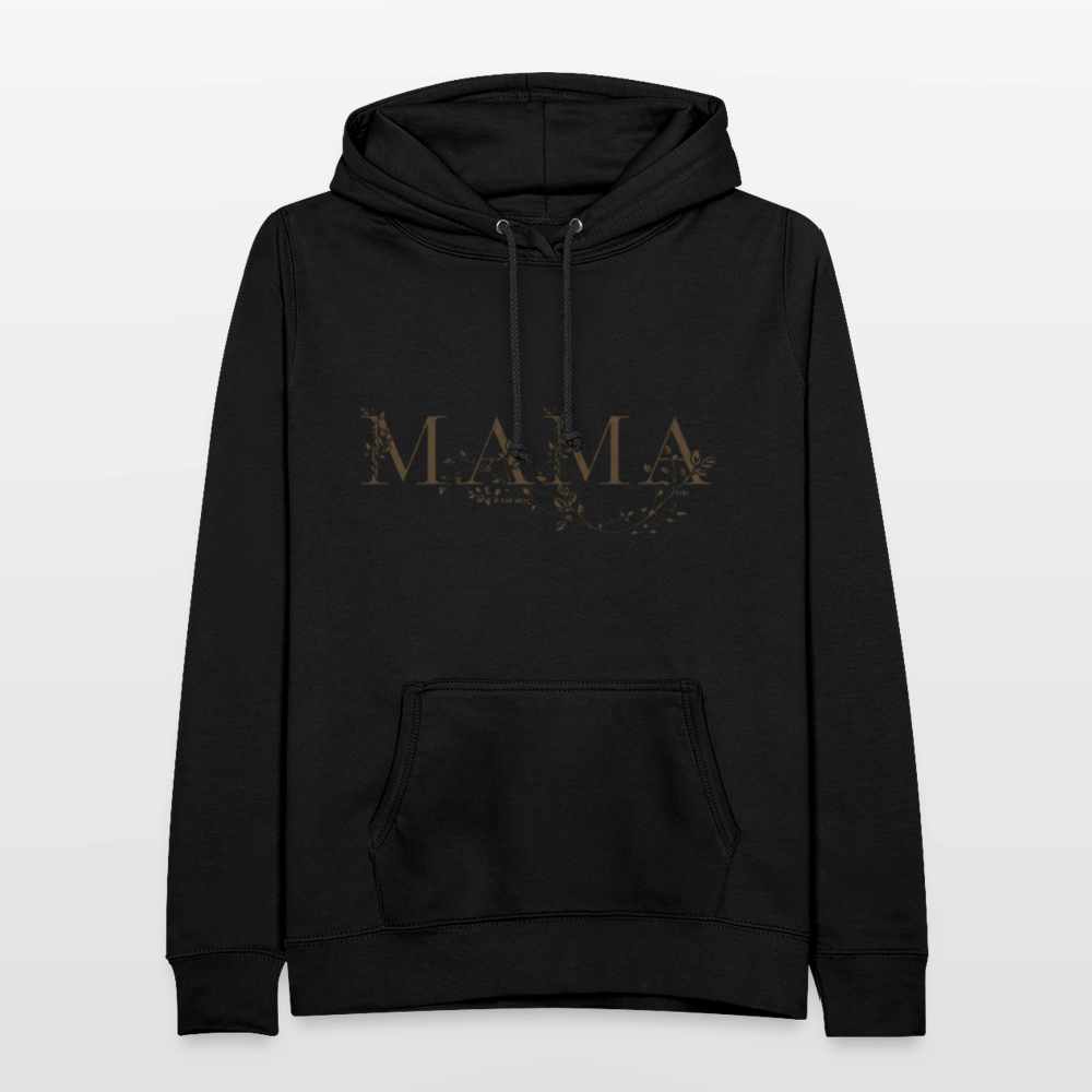 Kuscheliger MAMA Hoodie | Eleganter Kapuzenpullover in Schwarz mit Gold-Effekt | Perfektes Geschenk zum Muttertag | Premium Unisex Hoody - Schwarz