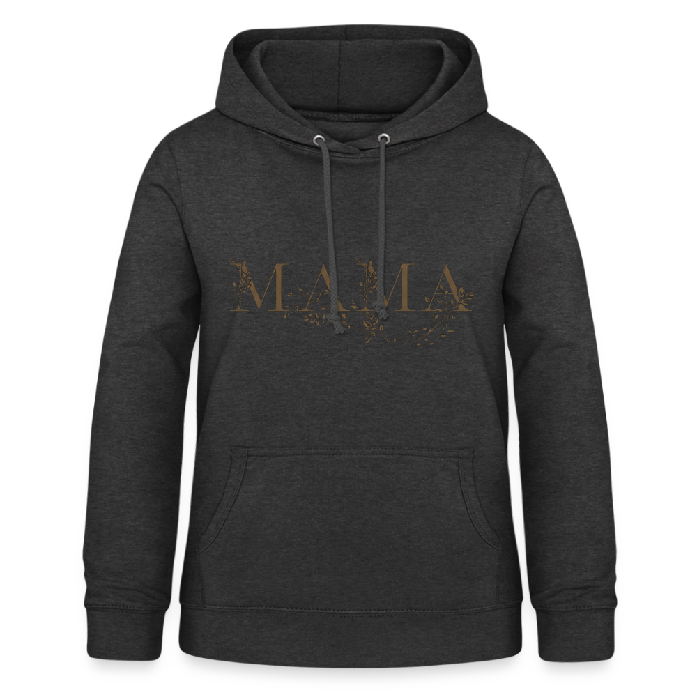 Kuscheliger MAMA Hoodie | Eleganter Kapuzenpullover in Schwarz mit Gold-Effekt | Perfektes Geschenk zum Muttertag | Premium Unisex Hoody - Anthrazit