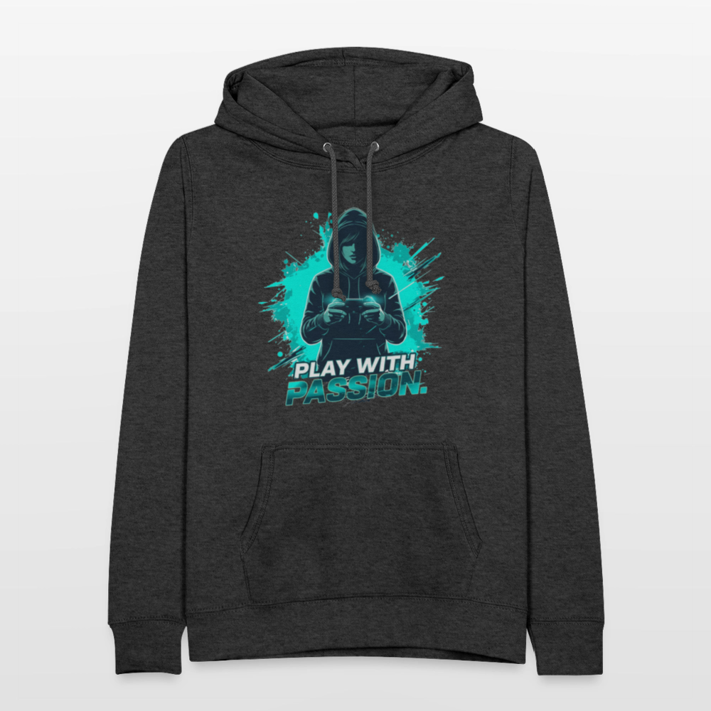 Frauen Gamer Hoodie mit Spruch – Kapuzenpullover für Gaming-Fans - Anthrazit