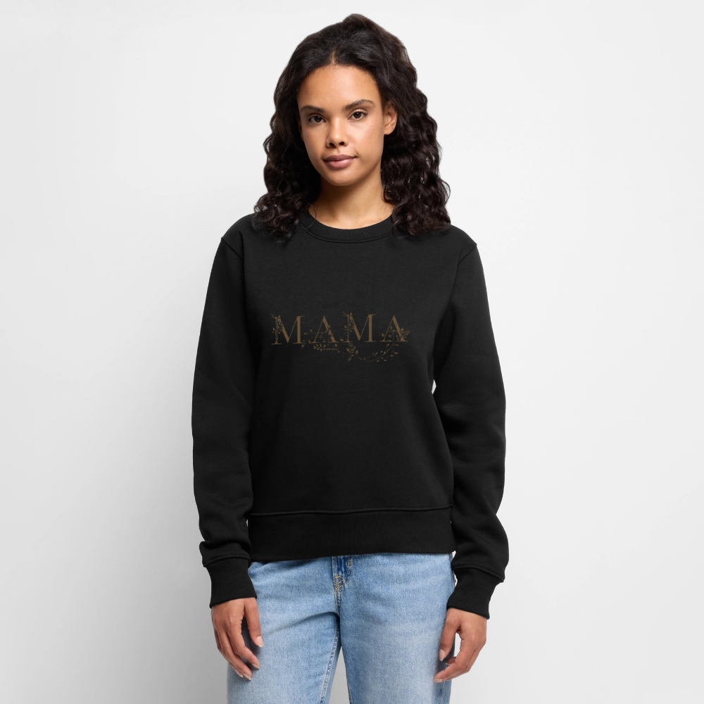 Edles MAMA Sweatshirt | Schwarz-Gold Statement Pullover | Bequemer Tragekomfort | Perfektes Geschenk für Mütter - Schwarz