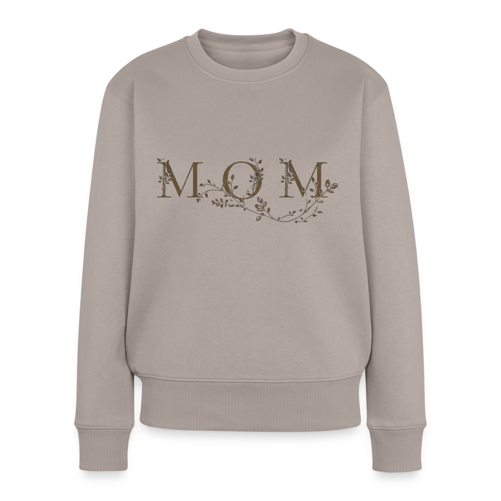 Chic MOM Sweatshirt | Schwarz-Gold Statement Pullover | Modernes Design mit Gold-Effekt | Perfektes Geschenk für Mütter - Taupe