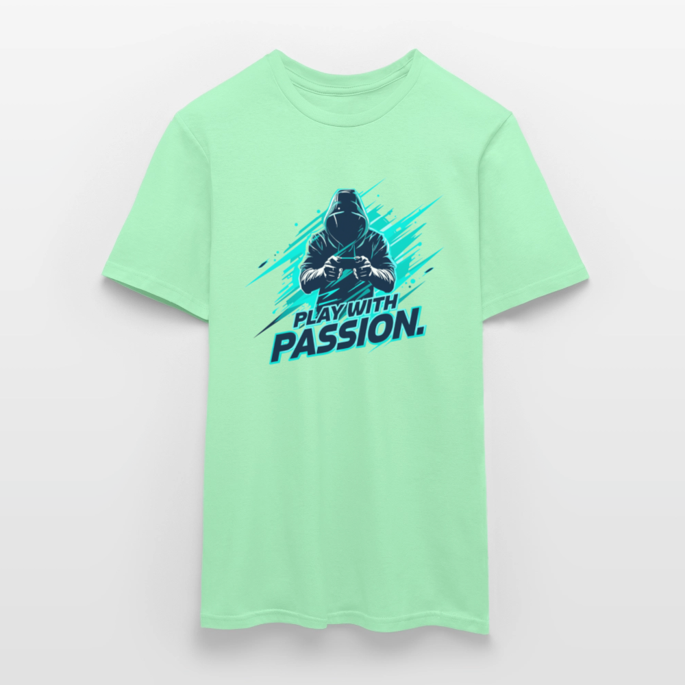 Männer T-Shirt - mit Gaming-Spruch - Mintgrün