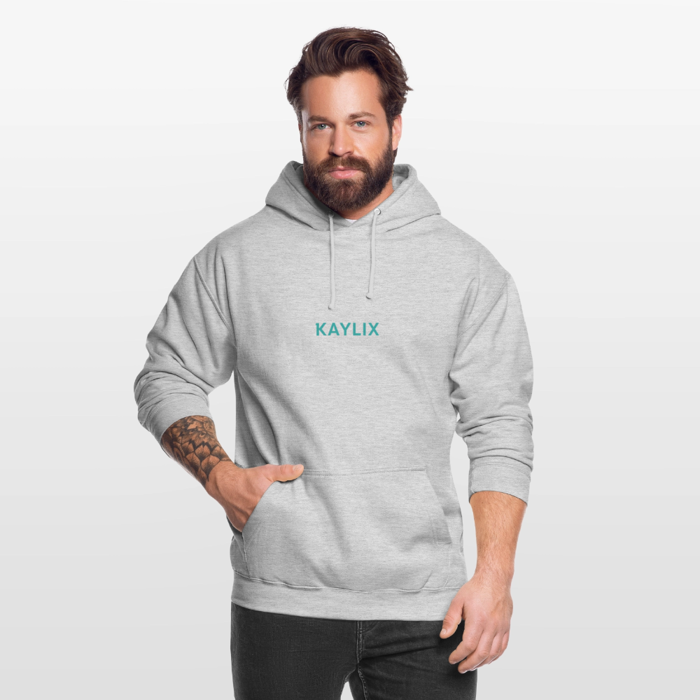 KAYLIX Hoodie – Unisex Musik-Merch | Streetwear | Schwarzer Kapuzenpullover | Künstler-Hoodie | Limited Edition - Hellgrau meliert