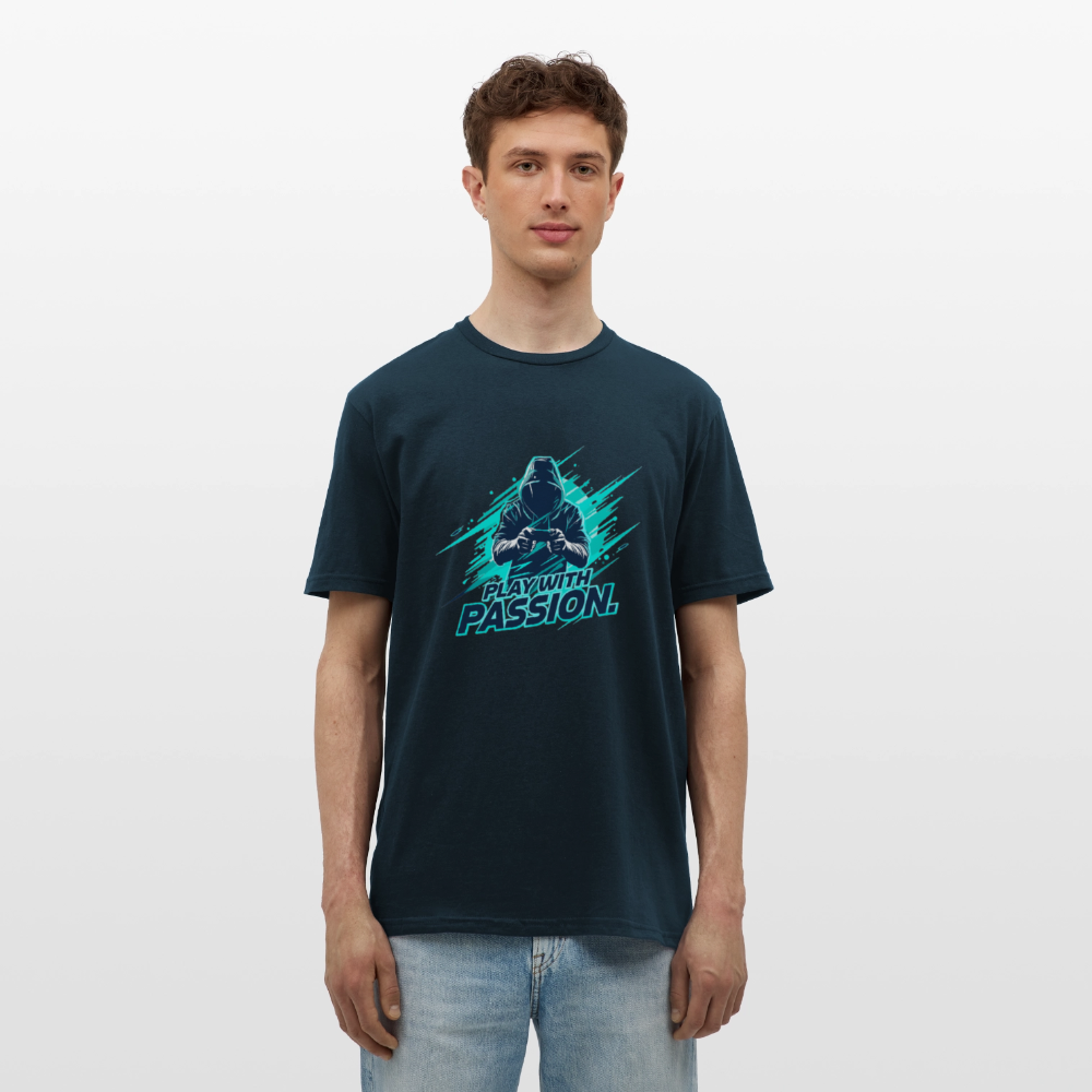 Männer T-Shirt - mit Gaming-Spruch - Navy