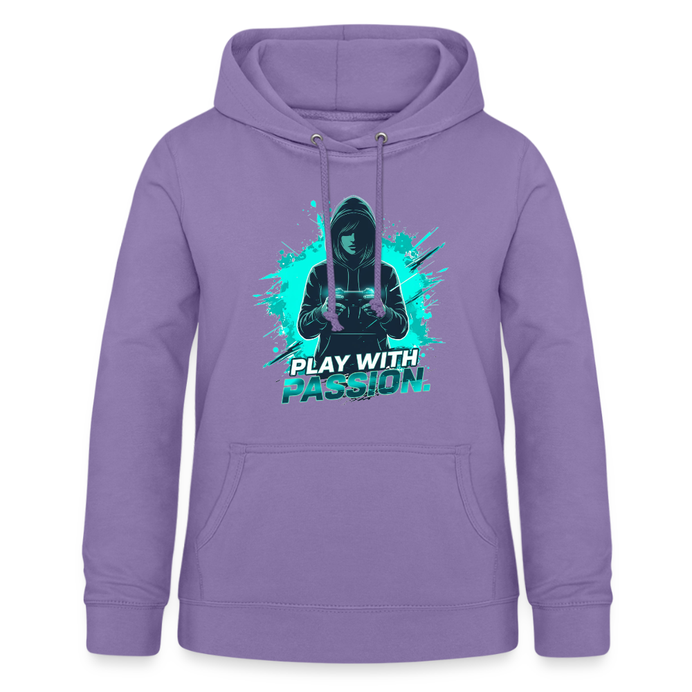 Frauen Gamer Hoodie mit Spruch – Kapuzenpullover für Gaming-Fans - Lavendel