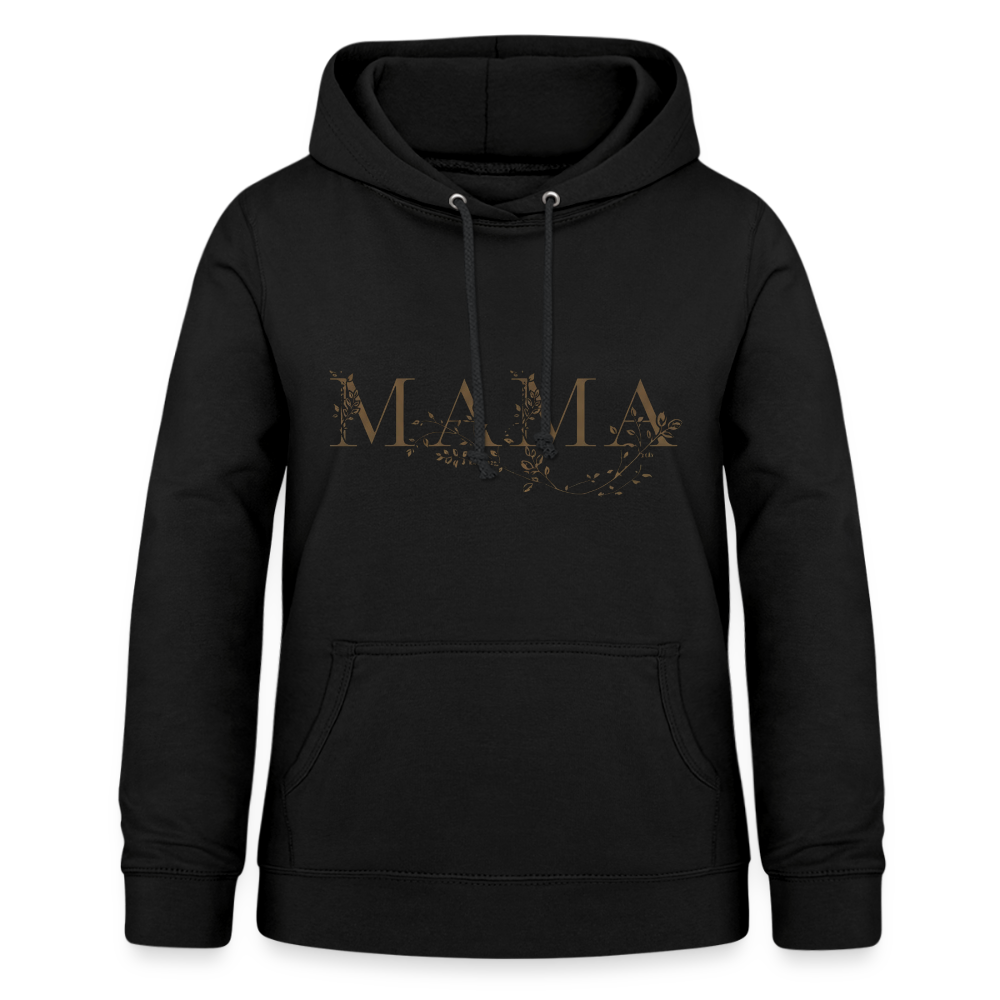 Kuscheliger MAMA Hoodie | Eleganter Kapuzenpullover in Schwarz mit Gold-Effekt | Perfektes Geschenk zum Muttertag | Premium Unisex Hoody - Schwarz