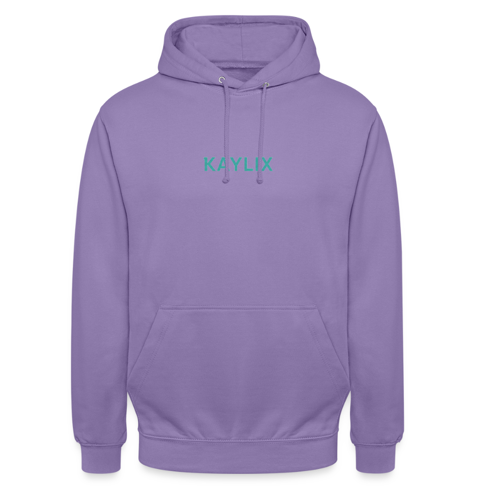 KAYLIX Hoodie – Unisex Musik-Merch | Streetwear | Schwarzer Kapuzenpullover | Künstler-Hoodie | Limited Edition - Lavendel