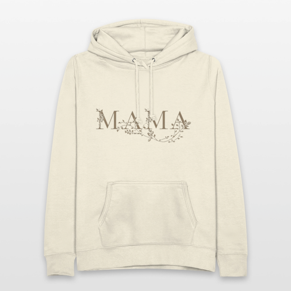 Kuscheliger MAMA Hoodie | Eleganter Kapuzenpullover in Schwarz mit Gold-Effekt | Perfektes Geschenk zum Muttertag | Premium Unisex Hoody - Vanille-Milchshake