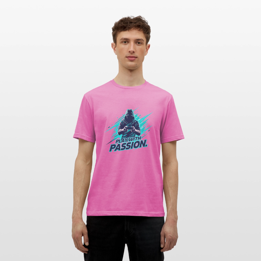 Männer T-Shirt - mit Gaming-Spruch - Pink