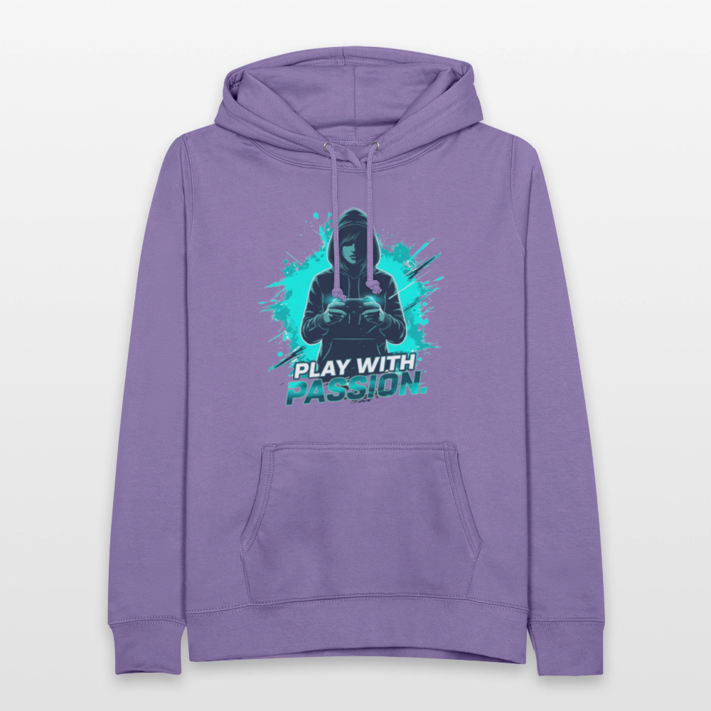 Frauen Gamer Hoodie mit Spruch – Kapuzenpullover für Gaming-Fans - Lavendel