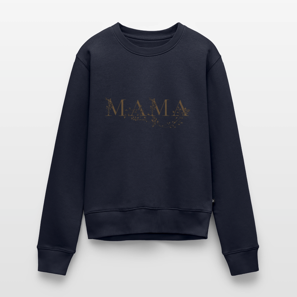 Edles MAMA Sweatshirt | Schwarz-Gold Statement Pullover | Bequemer Tragekomfort | Perfektes Geschenk für Mütter - Navy