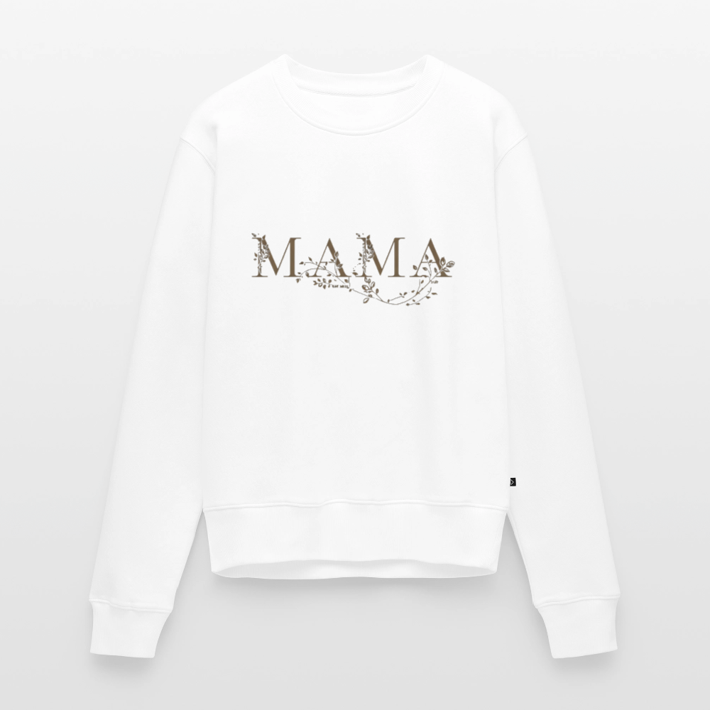 Edles MAMA Sweatshirt | Schwarz-Gold Statement Pullover | Bequemer Tragekomfort | Perfektes Geschenk für Mütter - Weiß