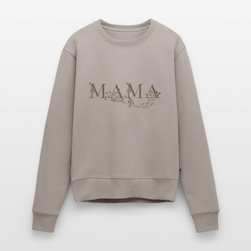 Edles MAMA Sweatshirt | Schwarz-Gold Statement Pullover | Bequemer Tragekomfort | Perfektes Geschenk für Mütter - Taupe