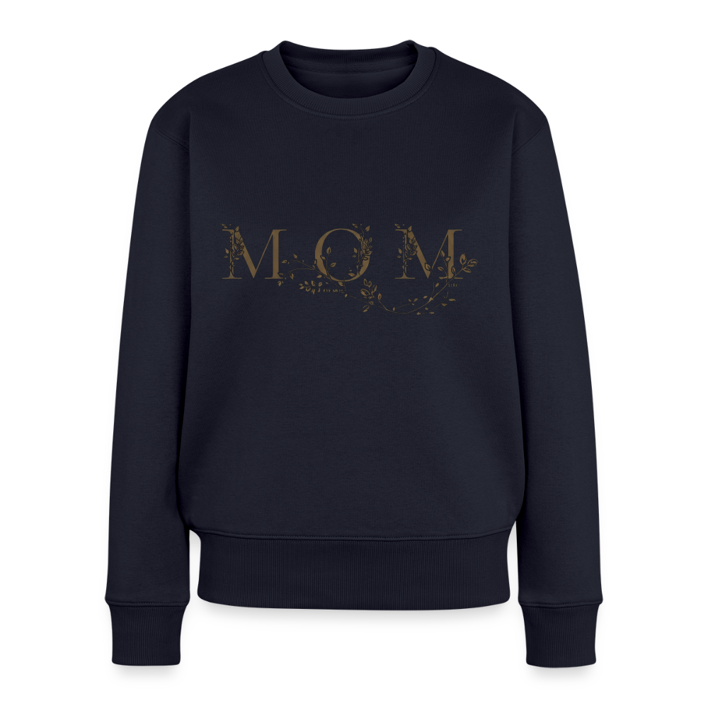 Chic MOM Sweatshirt | Schwarz-Gold Statement Pullover | Modernes Design mit Gold-Effekt | Perfektes Geschenk für Mütter - Navy